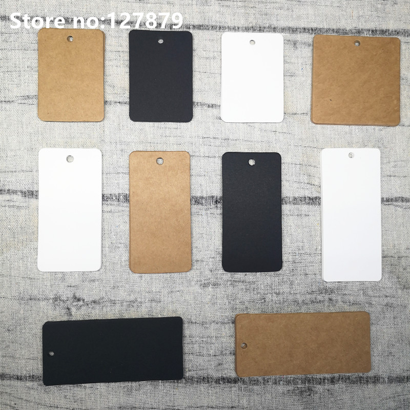 Kraft Hang Tag - 100PCS Multi Sizes Kraft Paper Labels