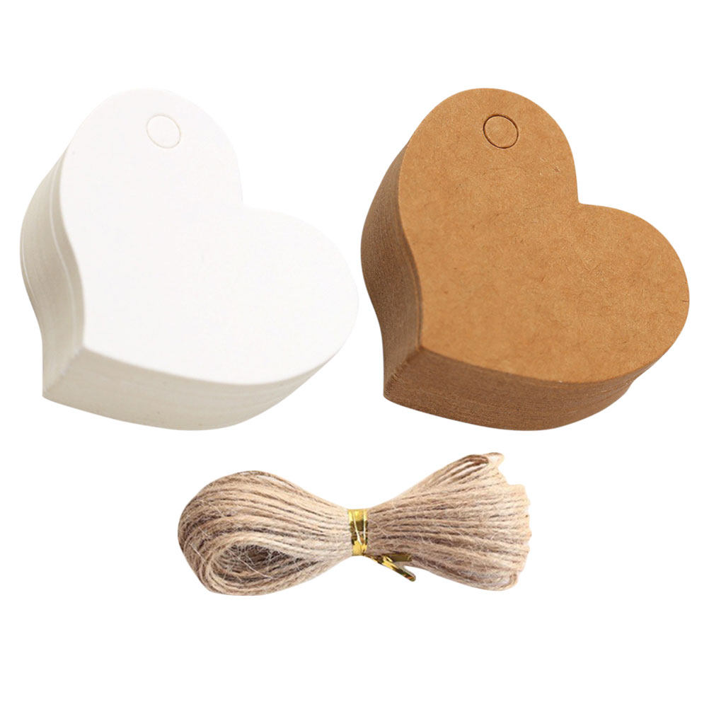 200Pcs Mini Heart Paper Tags K - Kraft Hang Tag review and price