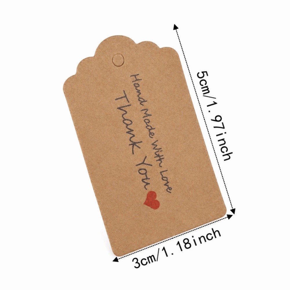 100pcs Handmade Kraft Paper Ha - Kraft Hang Tag review and price