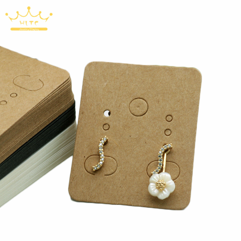 Kraft Paper Ear Stud Hang Tag  - Kraft Hang Tag review and price