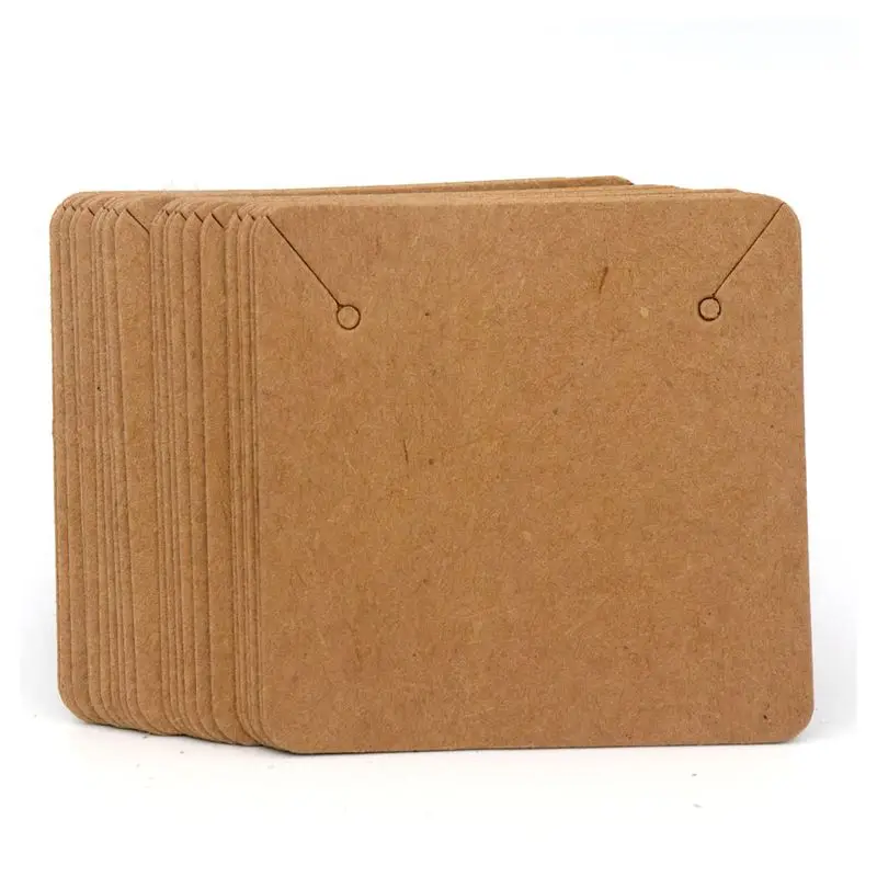 50PCS 5x5cm Blank Kraft Paper  - Kraft Hang Tag review and price