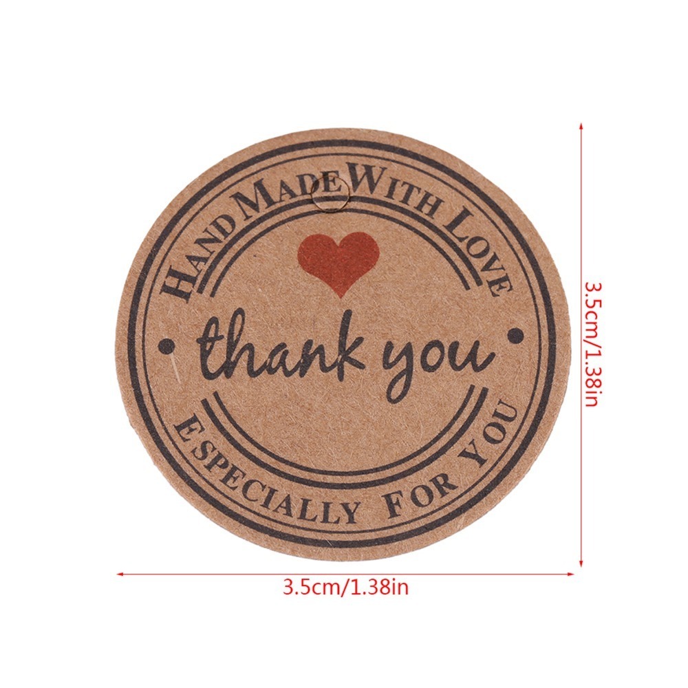 100pcs Price Tag Brown Handmad - Kraft Hang Tag review and price