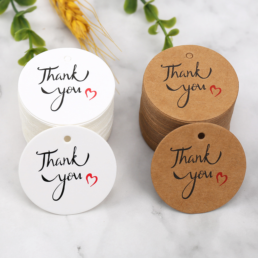 100pcs Thank You Kraft Paper T - Kraft Hang Tag review and price